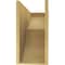 Ekena Millwork 10"W x 30"D x 20"H Classic Crestline Rough Cedar Woodgrain TimberThane Corbel, Primed Tan CORUR10X30X20CRERCPR - alternate 3